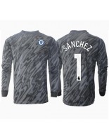 Moške Nogometnih dresov Chelsea Robert Sanchez #1 Vratar Gostujoči 2024-25 Dolgi rokavi